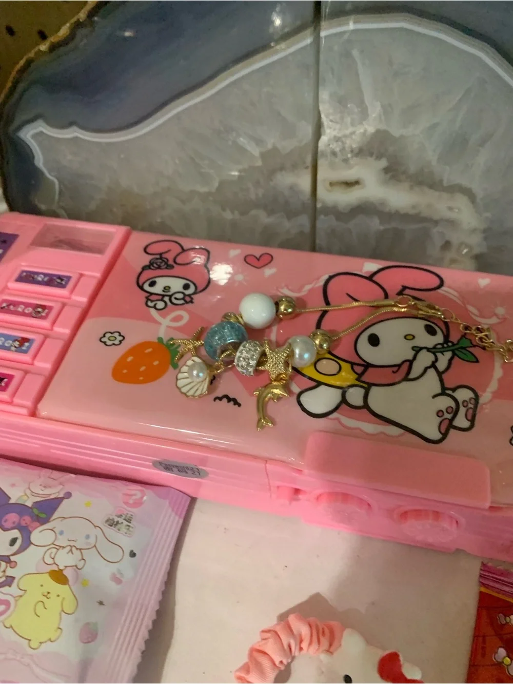 #80 Sanrio My Melody Pink Kids Accessory & Stationery Bundle